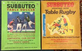 Two boxed Subbuteo games.