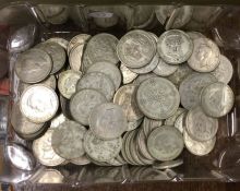 A large quantity of shillings and florins.