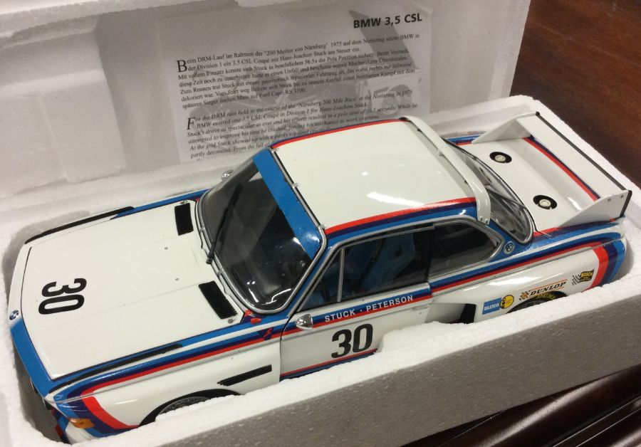 MINICHAMPS: A 1:18 scale boxed model race car of a BMW 3.5 CSL. - Image 2 of 2