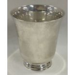 An Art Deco silver beaker. Approx. 125 grams.