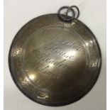 PETER, ANN & WILLIAM BATEMAN: A rare George III silver medallion.