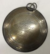 PETER, ANN & WILLIAM BATEMAN: A rare George III silver medallion.