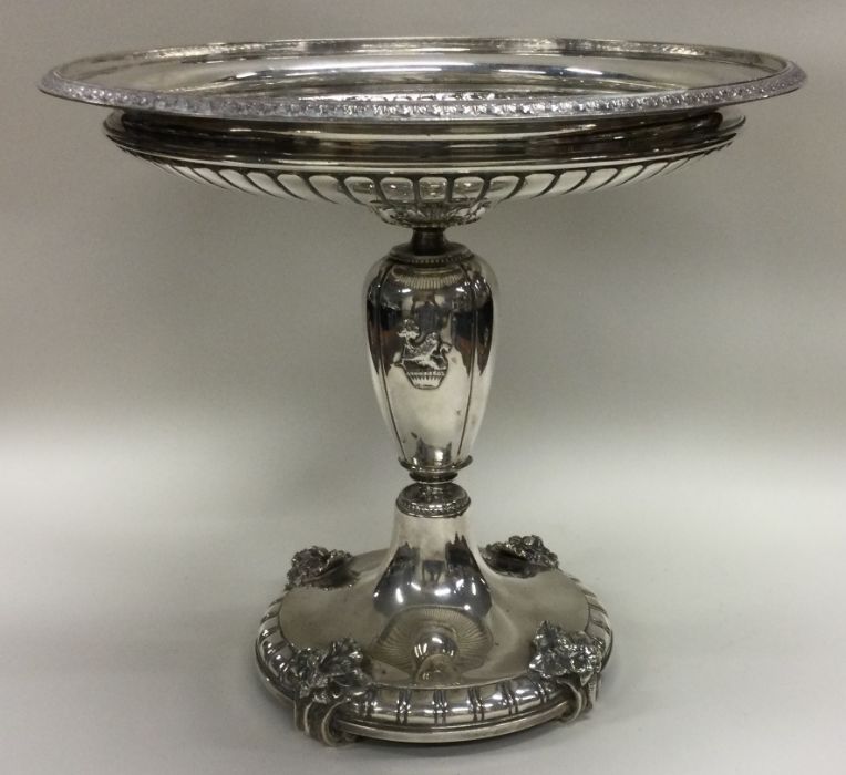 A fine 19th Century Continental silver presentatio