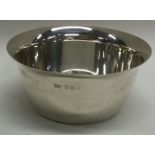 EDINBURGH: A plain tapering Scottish silver sugar bowl. Approx. 89 grams.