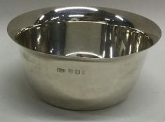 EDINBURGH: A plain tapering Scottish silver sugar bowl. Approx. 89 grams.
