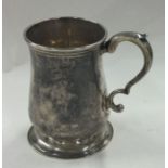 NEWCASTLE: A North Provincial George III silver tankard. 1769. By John Langlands.