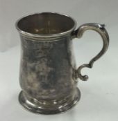 NEWCASTLE: A North Provincial George III silver tankard. 1769. By John Langlands.