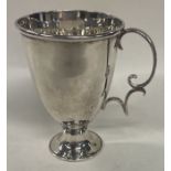 A silver christening mug. Birmingham 1915. By MS. Approx. 92 grams.