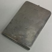 A silver business / card holder. Birmingham 1910. By Crisford & Norris.