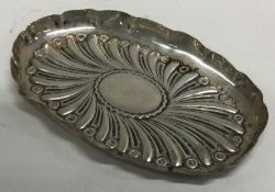 A Victorian silver fluted dish. Birmingham. Approx. 38 grams.