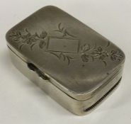 A good combination vesta case / snuff box. Birmingham 1901. By J&C.