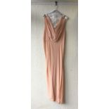 A vintage 1930s - 1940s Peach Dalton Nightgown by Barbizon. UK size 14.