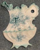 An unusual porcelain factory mould jug.