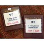 ontaining UK first day covers from 2004 - 2009.