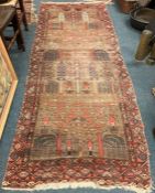 A good Antique runner with cross work decoration.
