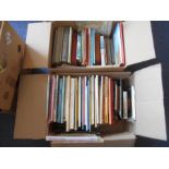 BOOKS: Two boxes of children's books.