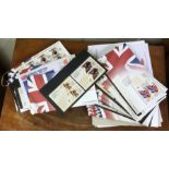 A large collection of Olympic first day cover stamps.