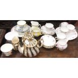 A good collection of Saddler and other tea ware.
