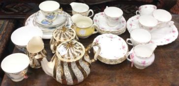 A good collection of Saddler and other tea ware.