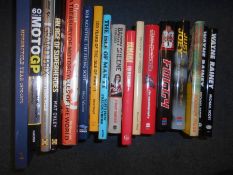 BOOKS: 18 Motor Cycle Racing books.