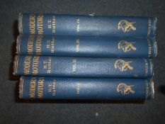 BOOKS: H T RUTTER: Four volumes of 'Modern Motors'. Circa 1925.