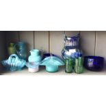 A collection of good coloured glass. Est. £20 - £3