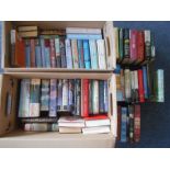 BOOKS: Two boxes of various novels and First Editions.