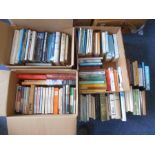 BOOKS: Three boxes of various books.