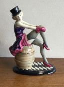 A 'Marlene Dietrich' figurine by Kevin Francis. Numbered 598.