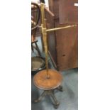A good quality brass mounted music stand.