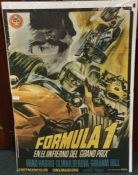 An old motor racing poster.