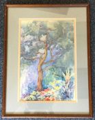 DORA PROWER (British, 1907 - 1996): A framed and glazed watercolour.