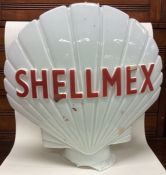 SHELLMEX: An old petrol lantern.
