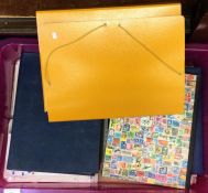 A large collection of stamp albums and first day covers.