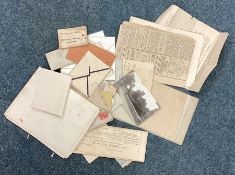 A quantity of photographs and letters.
