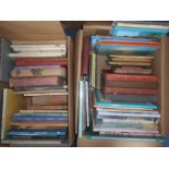 BOOKS: Two boxes of children's books.