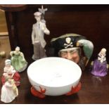 A collection of Royal Doulton figures etc.