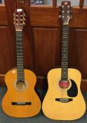 Two old guitars.