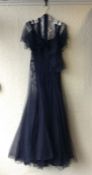 A vintage handmade blue dress.