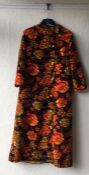 A RALSTON floral housecoat. Size 34.