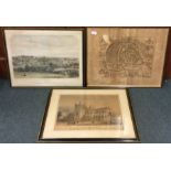 Three old Exeter prints.