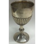 CHESTER: A silver fluted goblet. 1921.