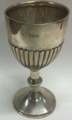 CHESTER: A silver fluted goblet. 1921.