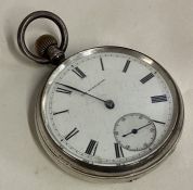 CHESTER: A Victorian silver pocket watch entitled, ‘The Badminton’. 1897.
