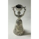 A 19th Century silver marriage / wager cup.