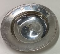 A silver armada dish with 'Liverpool Golf Club' inscription. London 1988. By Boodle & Dunthorne.