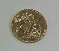 An 1887 Jubilee full Sovereign. Est. £420 - £450.