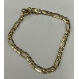 A small 18 carat gold child's bracelet.