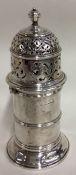 A good silver sugar caster. London 1915. By Mappin & Webb.