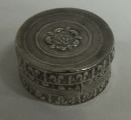 A 17th Century silver counter box. Makers' mark only.